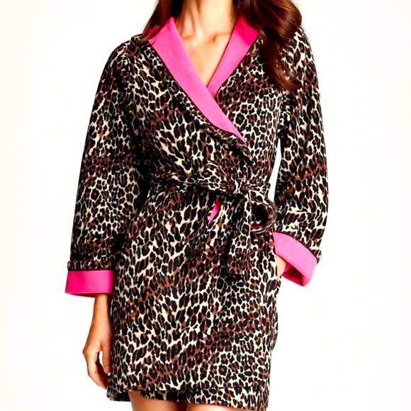 pink leopard print dressing gown Barbie - Brandclub